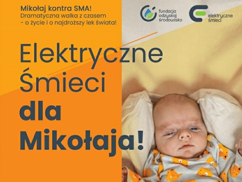 Plakat - Elektryczne śmieci dla Mikołaja Kubali